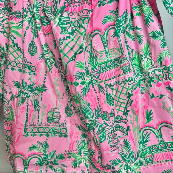 Lilly Pulitzer Winifred Off-The-Shoulder Top Mandevilla Baby Always Worth Size S - Picture 4 of 14